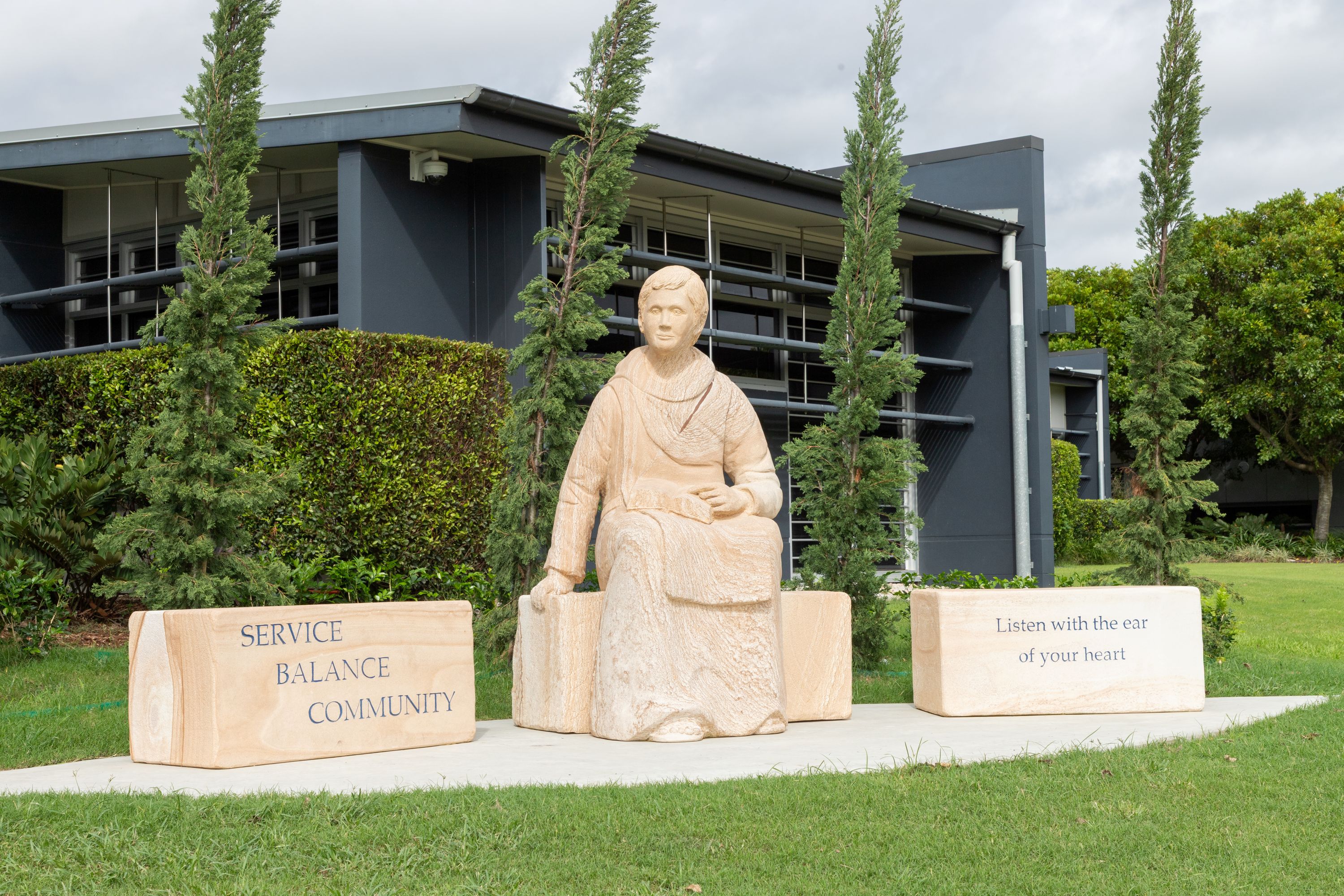 St Benedict Sculpture 